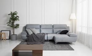 Saiba como harmonizar o ambiente e complementar a decoração com sofá com chaise