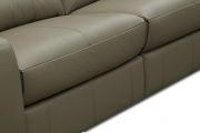 Sofá de couro elétrico - Confort de 2,10 m com dois lugares