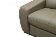 Sofá de couro elétrico - Confort de 2,40 m com dois lugares