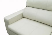 Sofá de couro - Ideale de 2,20 m com dois assentos de 0,90 cm