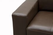 Sofá de couro - Leggero de 2,95 m com dois lugares mais chaise