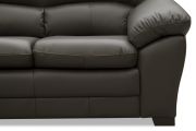 Sofá de couro - Milano de 1,60 m com dois assentos